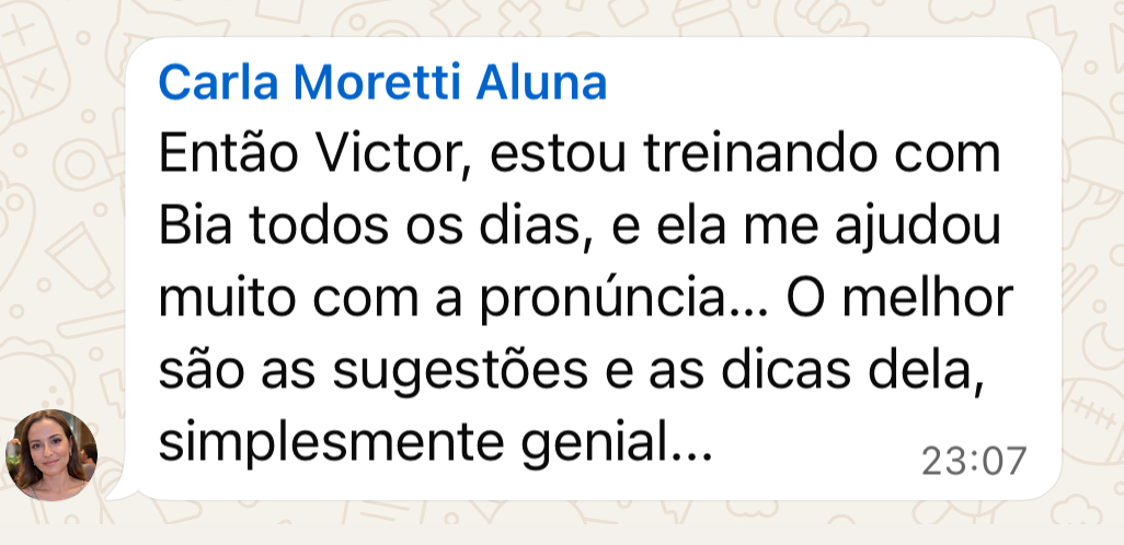Depoimento de Carla Moretti