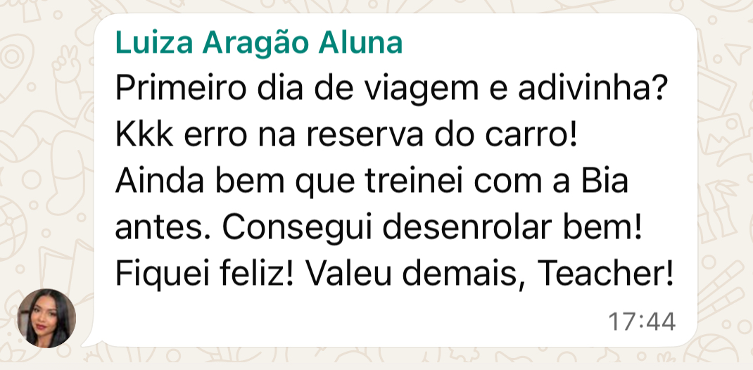 Depoimento de Luiza Aragão